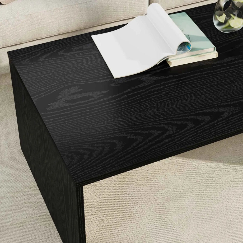 Tavolino da salotto Rovere Nero 95 x 50 x 34 cm 8000165
