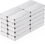 20 pezzi magneti mini forti, 20 x 10 x 3 mm magneti neodimio magneti forti rettangolari piani piccoli per magneti per lavagna per schedario per foto per cartolina ufficio