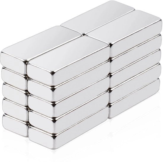 20 pezzi magneti mini forti, 20 x 10 x 3 mm magneti neodimio magneti forti rettangolari piani piccoli per magneti per lavagna per schedario per foto per cartolina ufficio