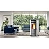 Stufa a pellet biofireGQ80-8 kW rotonda - braciere in ghisa