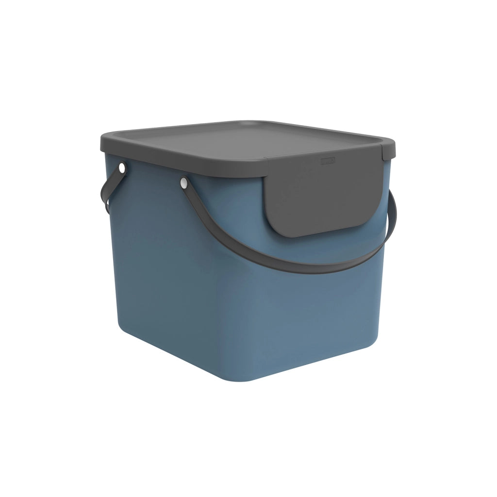 Pattumiera raccolta differenz. 40 l ALBULA - blu/antracite - ROTHO