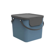 Pattumiera raccolta differenz. 40 l ALBULA - blu/antracite - ROTHO