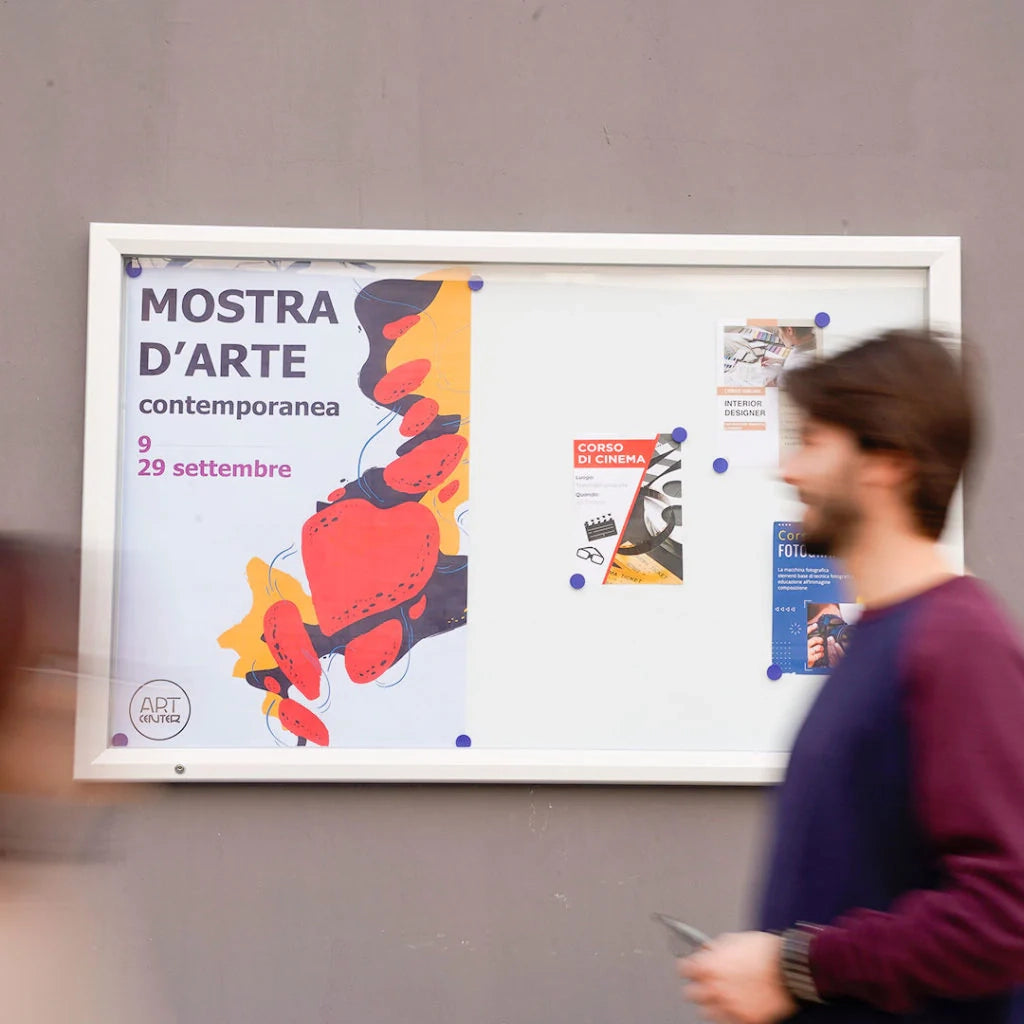 Bacheca per Esterno Certificata IP56 con serratura - 4 x A4
