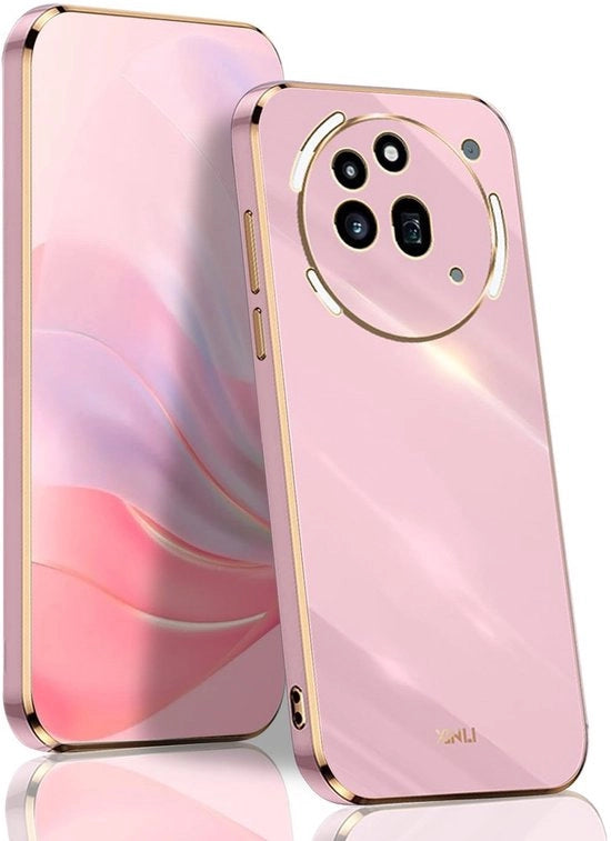 Copritelefono in TPU - Bumper shockassorbente - Finitura laccata - Decorazione bling - Antifall - Adatto per Nothing Phone (3a) Pro - Copritelefono