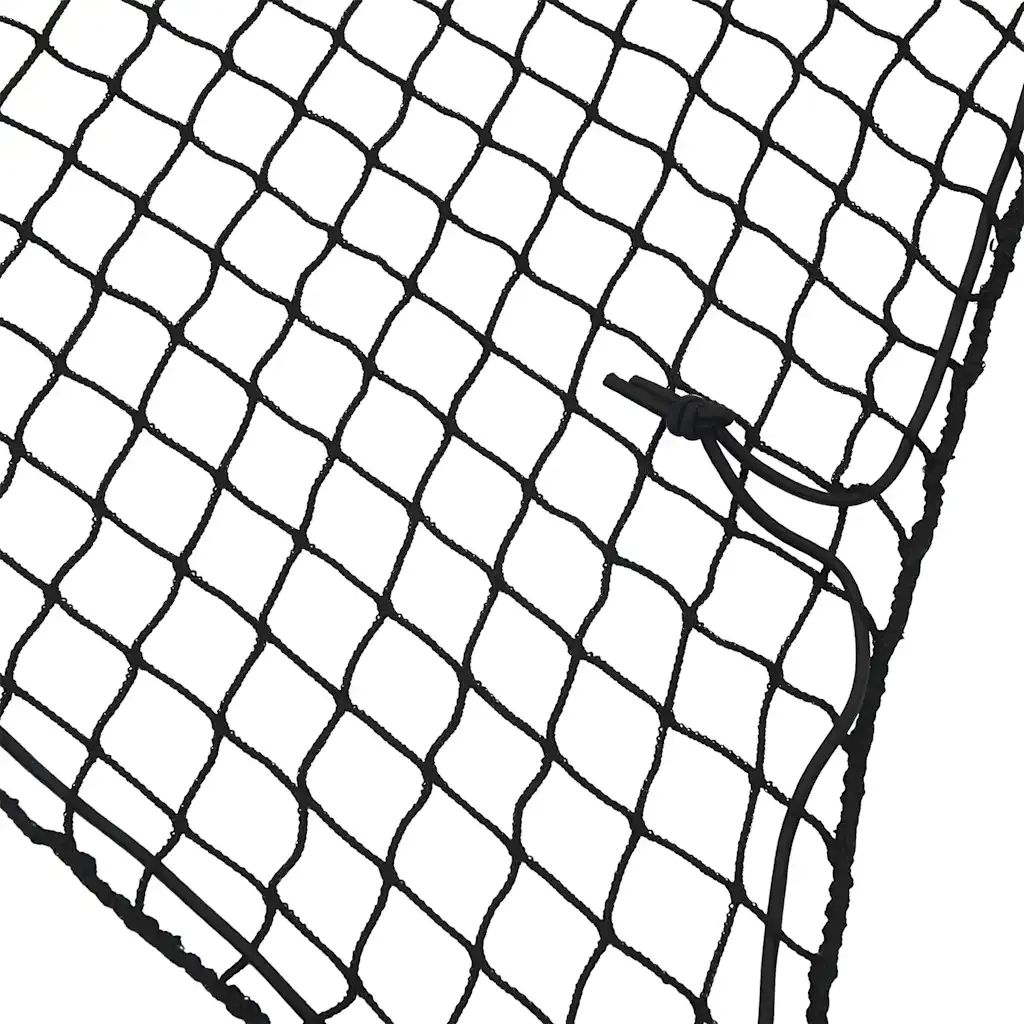 Rete per Rimorchio con Corda Elastica Nero 6x3 m in PP CFW1417106