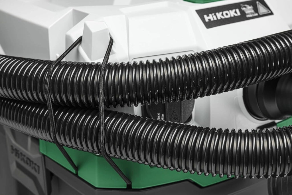 Aspirapolvere a umido e a secco - 1200 W, 30 L, classe M, compatto e leggero, pulizia manuale del filtro, presa per utensili elettrici, antistatico, ideale per cantieri e officine