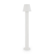Lampada Da Terra Moderna Da Esterno Metallo Bianco Luce Led 5W Ip65