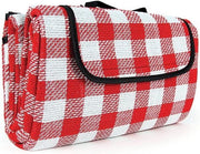 Tenda picnic rossa-bianca 51" x 59" extra grande