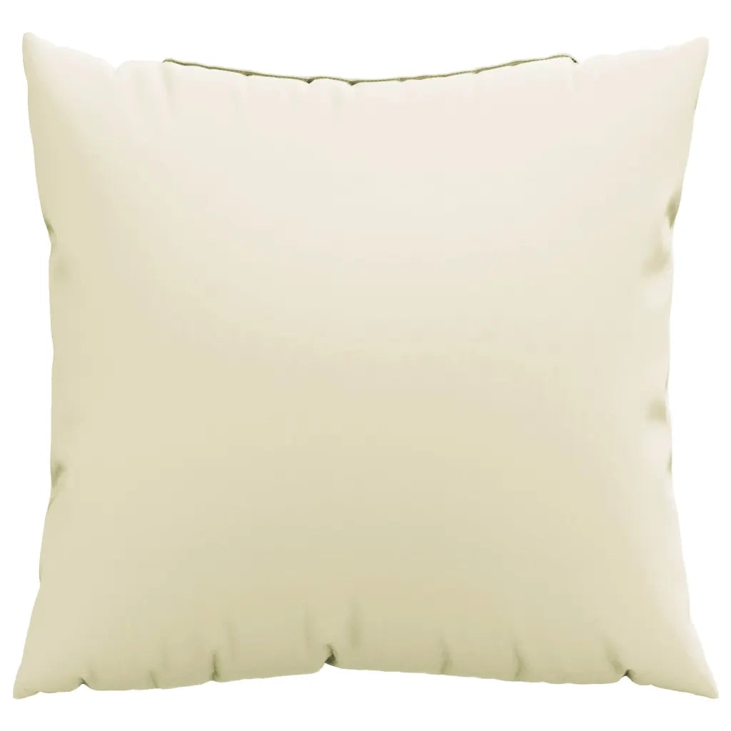 vidaXL Cuscini per Divano 4 pz Crema 40x40 cm in Tessuto