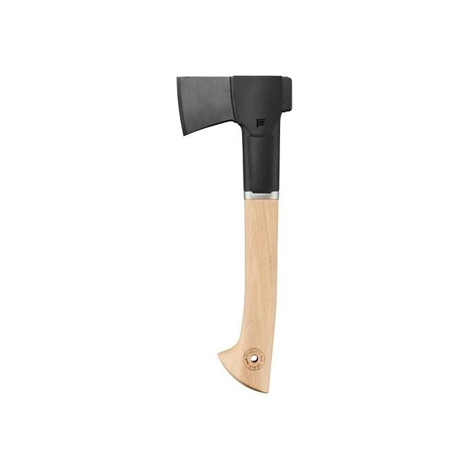 Fiskars 1051142 Norden N7 Ascio da Taglio Lama in Acciaio al Carbonio Manico in Legno di Hickory Rivestimento Anticorrosione Protezione Lama Plastica colore Multicolore