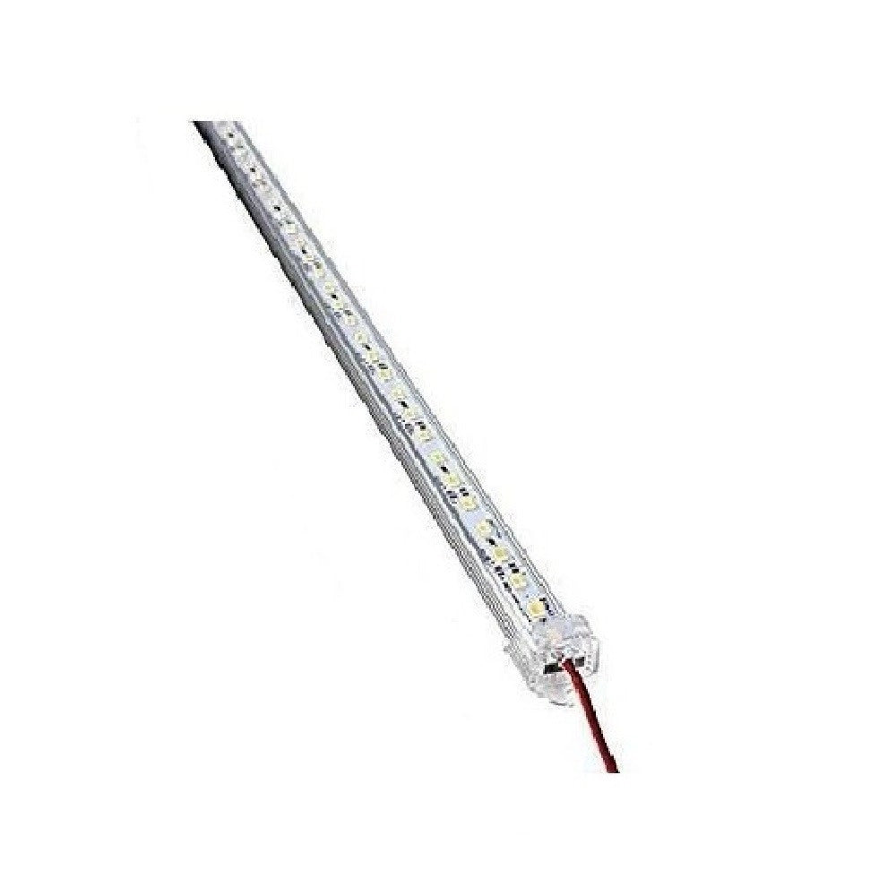 Trade Shop - Profilo Alluminio Completo Strip Led 2mt 24 W Luce 6500k 3000k 4000k 3014-12v-2t -