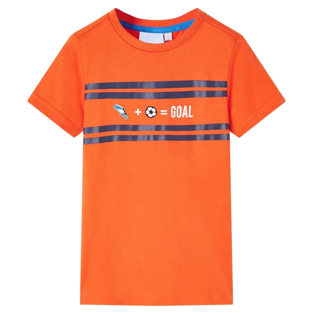 Maglietta per Bambini Arancione Scuro 128cod mxl 133281