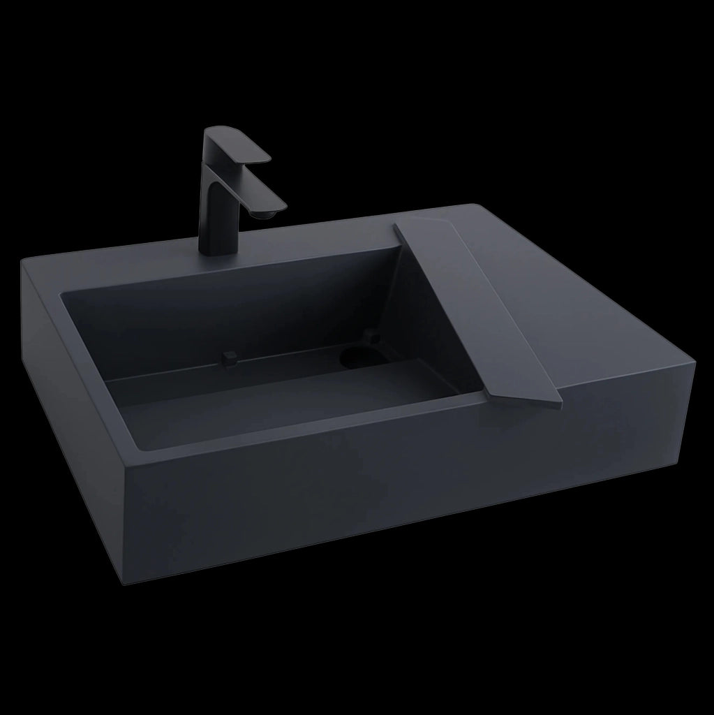 Lavabo In Conglomerato Archi 90 Cm Grey Matt