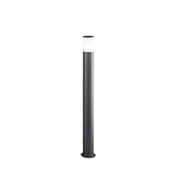 Paletto Esterno Contemporaneo Sigaro Alluminio Antracite 1 Luce E27 Ip54 H90