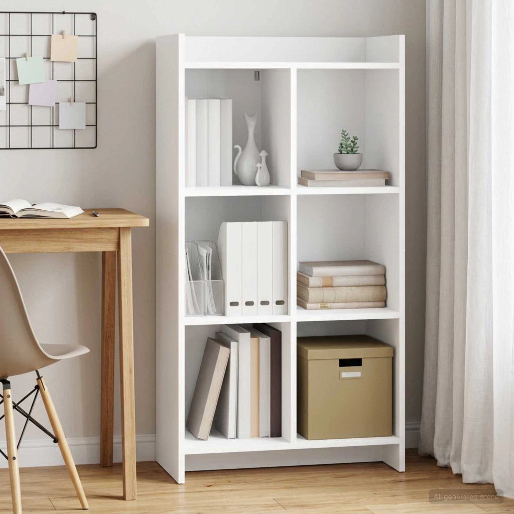 Libreria Bianco 59 x 30 x 111 cm Legno ingegnerizzato 8011283