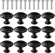 Maniglie a gancio rotondo 12 pezzi - Maniglie di 30 mm - Maniglione a gancio - Maniglioni a gancio per armadio - Per porta del mobile della cucina - Maniglie per mobiles HTML necessarie.