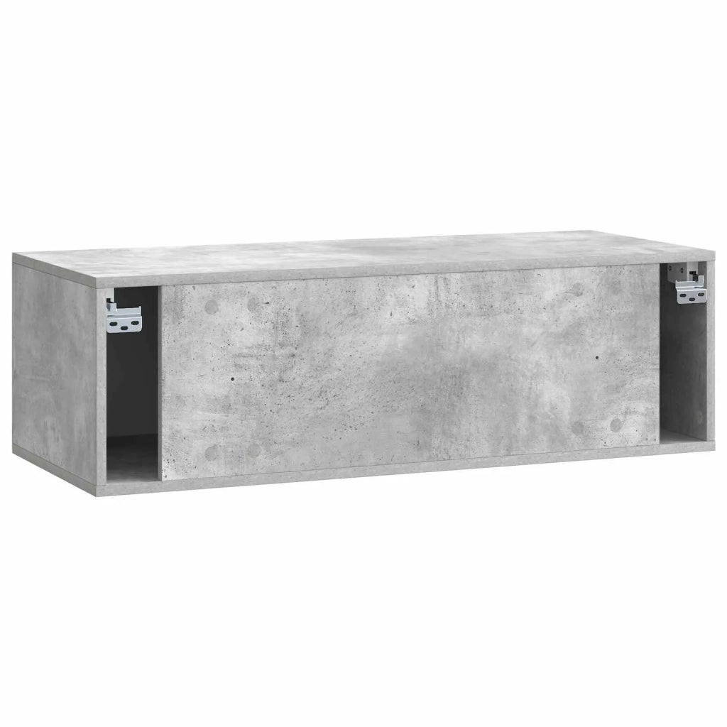 Mobile Porta TV da Muro 98 x 41 x 30 cm Grigio Cemento 899208