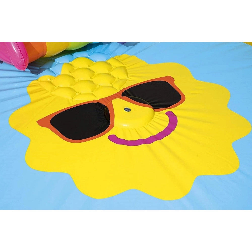 Trade Shop - Piscina Gonfiabile Giardino Per Bambini Con Scivolo 237x201x104cm Sunnyland 53071 -