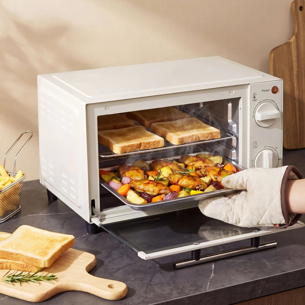Forno Mini ¨C Zephmum ¨C 9 L Acciaio Inox Cremewei?
