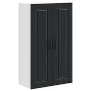 Mobiletto da cucina moderno pratico contenitore 60 x 31 x 100 cm legno ingegnerizzato nero 02_0054476