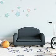 Divano per Bambini Grigio Scuro 50x40x30 cm in Tessutocod mxl 93867