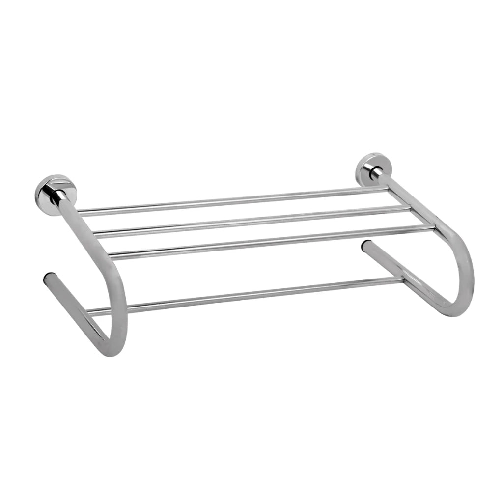 Mensola portasalviette DH in acciaio inox cromato