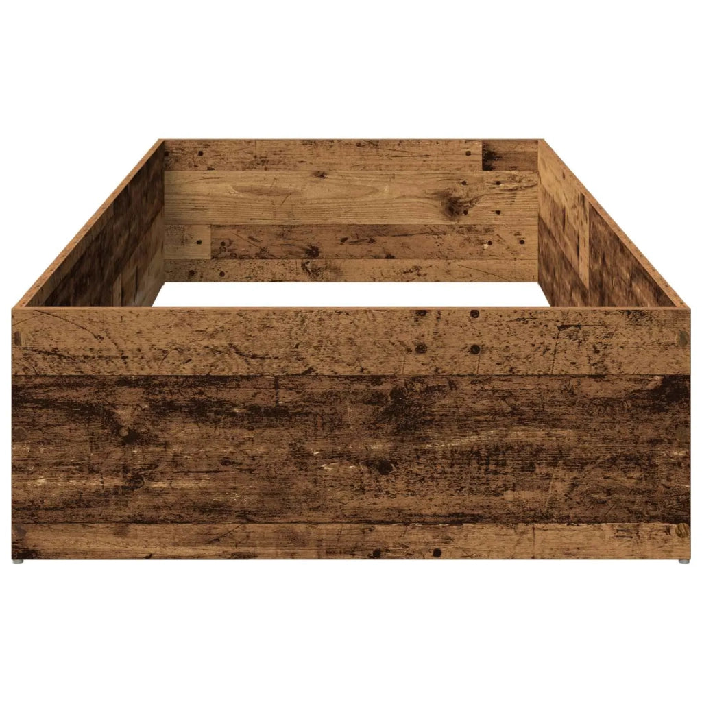 Giroletto per rete letto regolabile Legno antico 100 x 190 cm 8021853