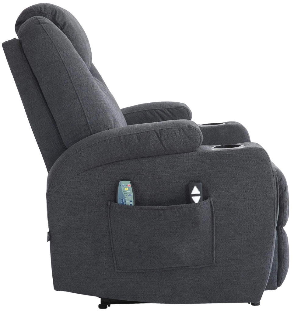 Sessel Hepler mit Massagefunktion Stoff