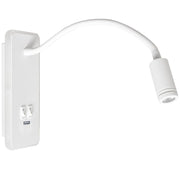 Applique LED Milagro BASE ML6349 2x8W bianca USB 4000K