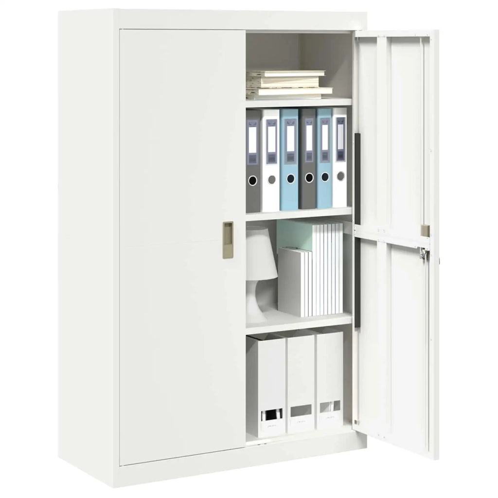 Armadio Bianco 90 x 40 x 140 cm Acciaio