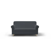 Copridivano Elasticizzato 2 Posti in Poliestere Iris Grigio Scuro