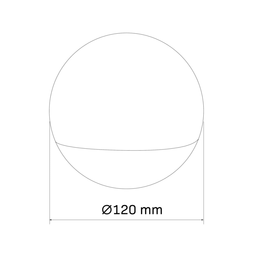 Lampada sfera LED 3000K dimmer touch USB Polux Pako