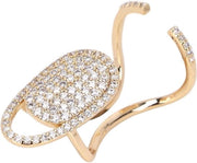 Anelli per unghie femminili - Anelli copricapo per unghie adattabili - Belli anelli per la punta delle dita - Anelli pratici per l'indice - Decorazioni per anelli per le dita per feste matrimoni uso quotidiano - 3050g.