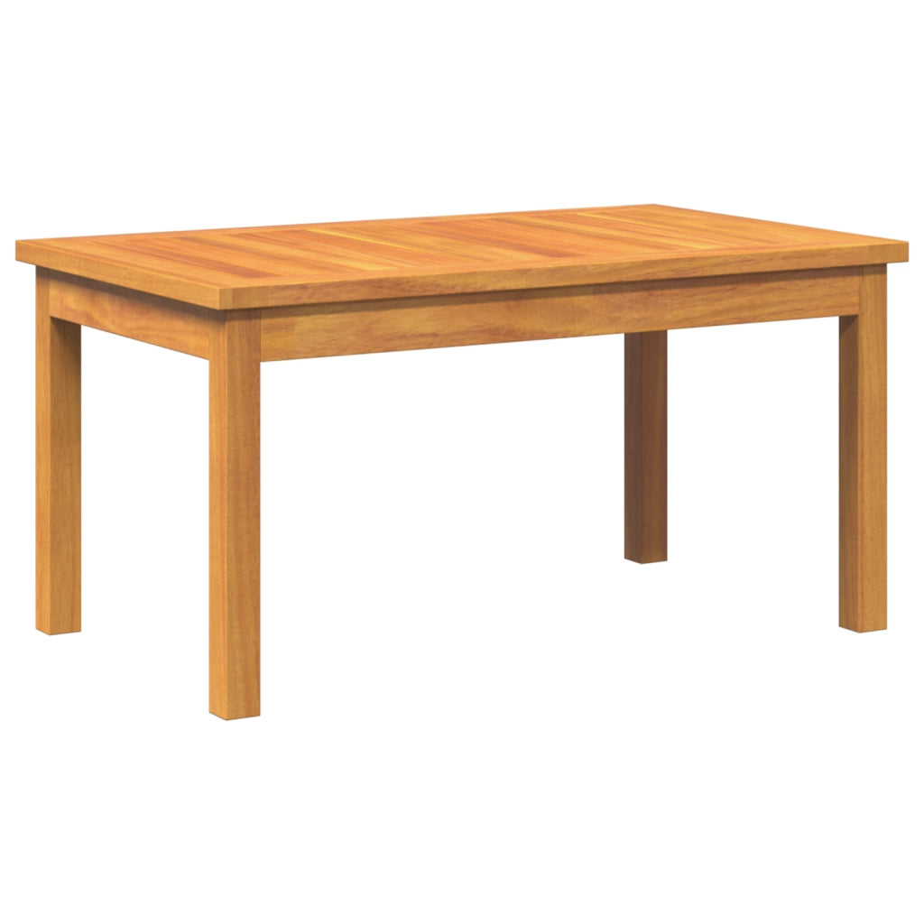 Tavolino  75x40x38 cm in legno massello di acacia
