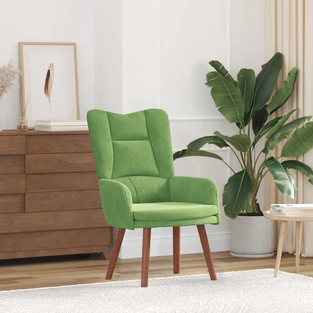 Divano Sedia-Poltrona Verde chiaro 63 x 67 x 94 cm Velluto 969322