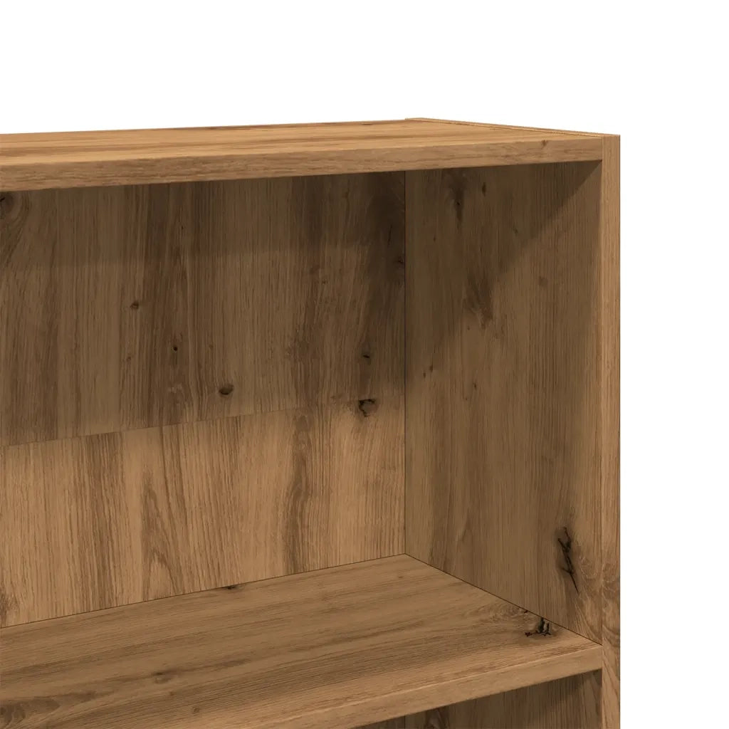 Libreria Rovere Artigianale 80x24x176 cm in Legno Multistrato