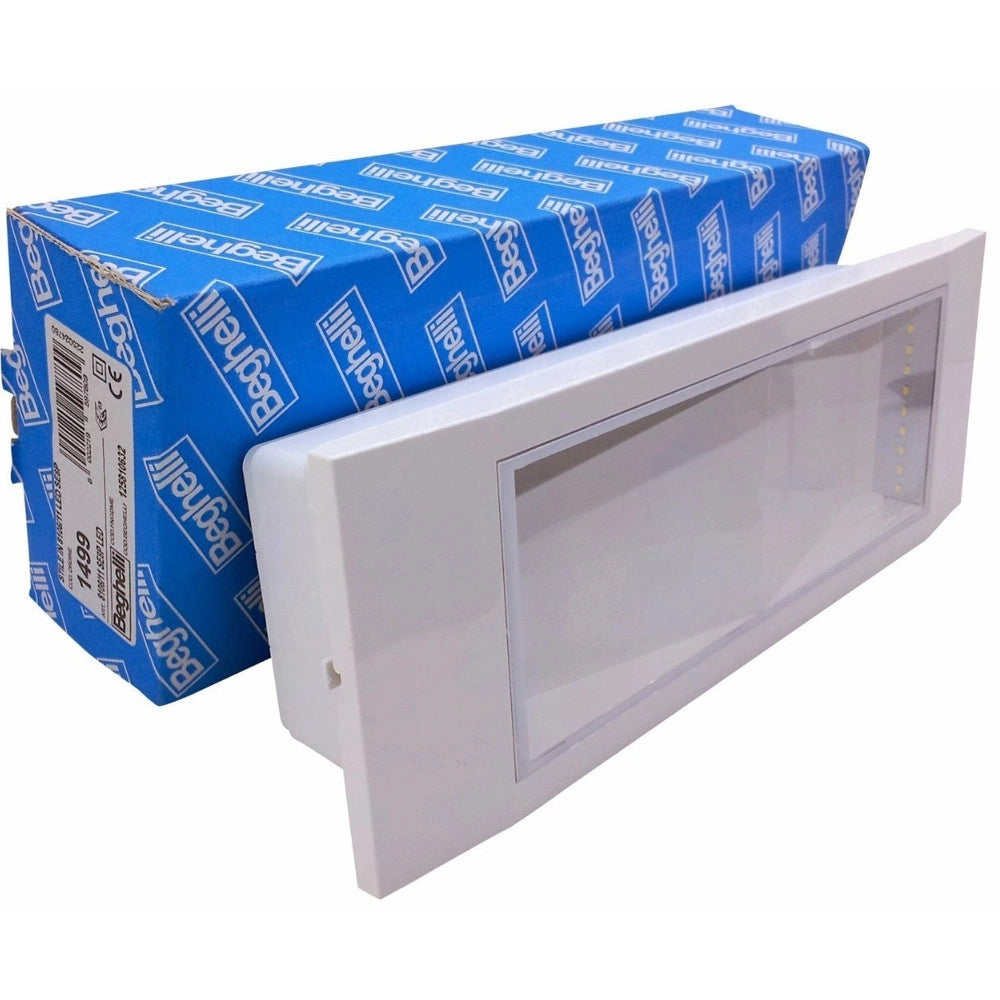 Trade Shop - Lampada Di Emergenza Beghelli Da 11w A Led Da Incasso Autonomia 8h Ip40 Se 1499 -