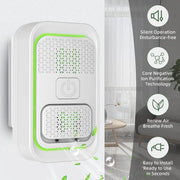 Pulitore d'aria - 2-pack - Pulitore d'aria a iniezione negativa - Pulitore d'aria a iniezione negativa - Pulitore d'aria per uso domestico - Pulitore d'aria a iniezione negativa - Rinfrescante dell'aria - Ionizzatore - Bianco