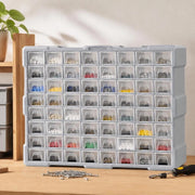 Multi-drawer Organizer With 64 Drawers, 52x16x37.5 Cm