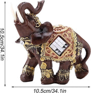 Figurine di elefante portafortuna per la cultura domestica, Feng Shui per la ricchezza e la felicità