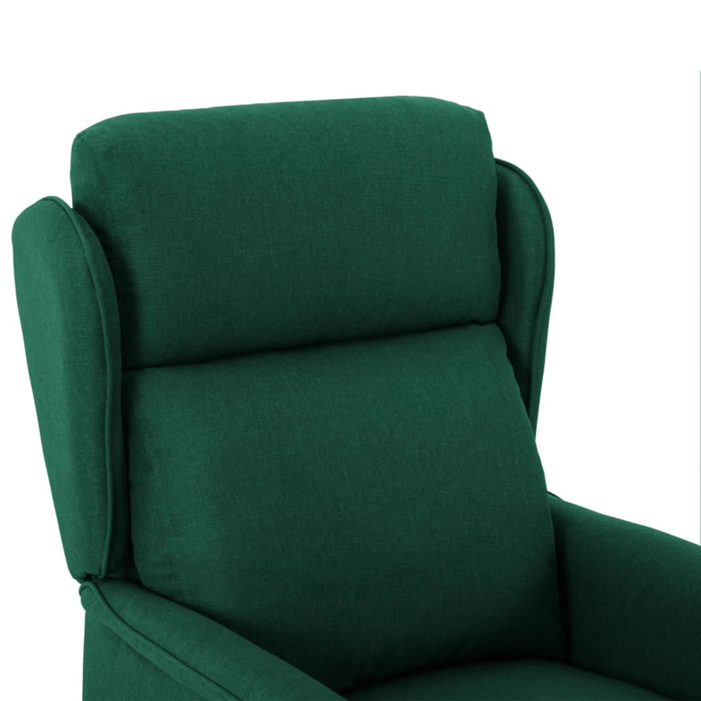Sedia da Massaggio in Tessuto Verde Scuro