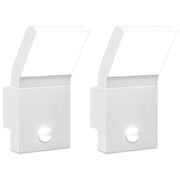 Applique con LED e Sensore 2 pz Bianche in Alluminio Pressofuso CFW5805412