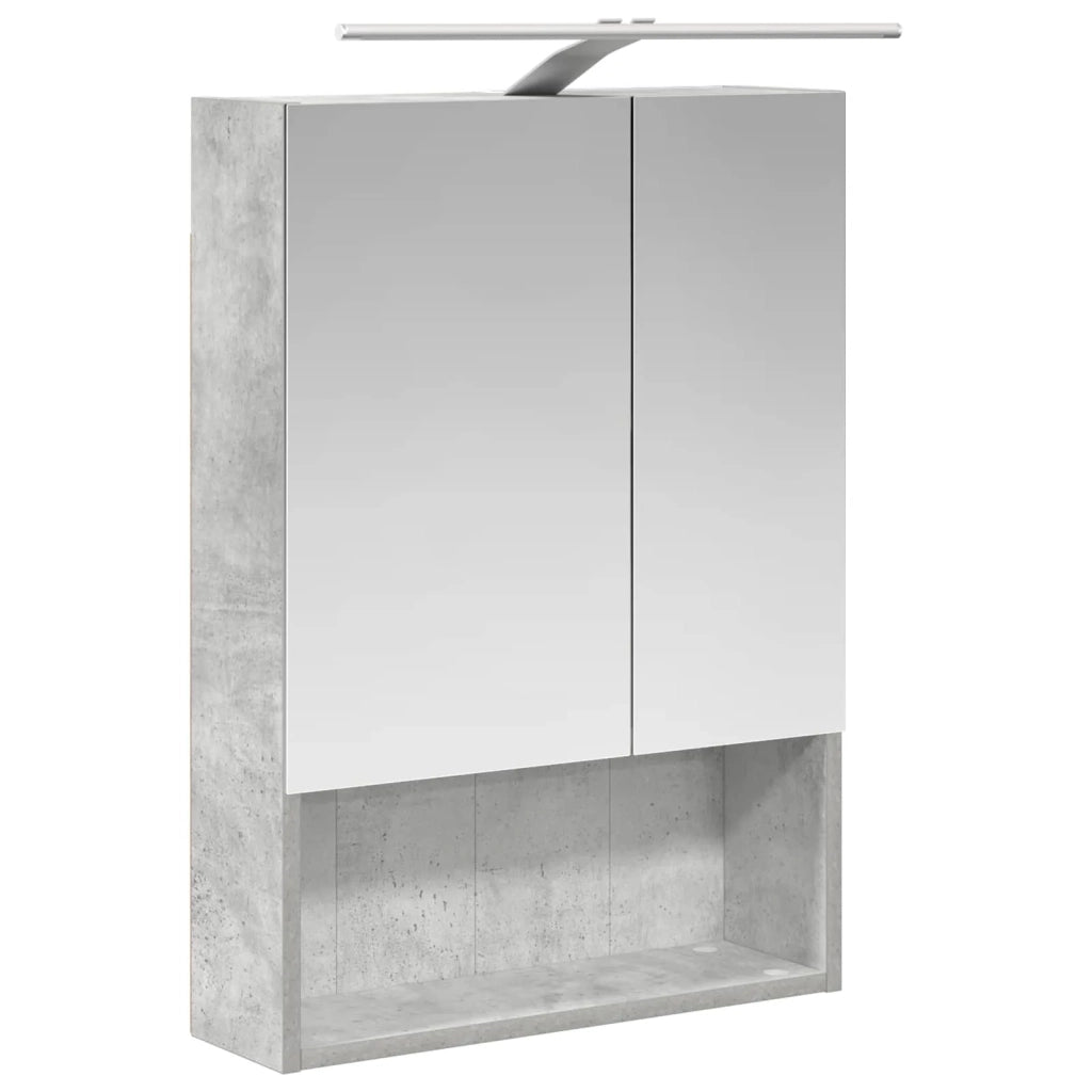 Set di Armadi da Bagno 5 pcs Grigio Cemento 3406442