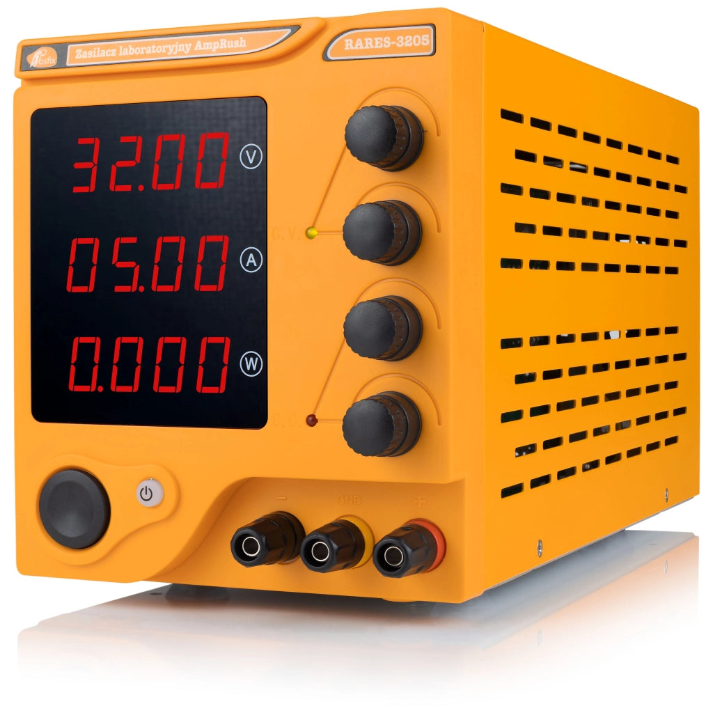 Zasilatore da Laboratorio AmpRush RARES-3205 32V 5A – Precisione Elevata, Display Chiaro