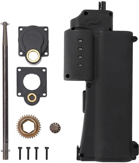 Accessorio RC elettrico da manovella - Adatto per automotor RC 1/10 - Motore 540 - Peso 465 g - Dimensioni 22 x 11 x 5,5 cm - Motore di avvio