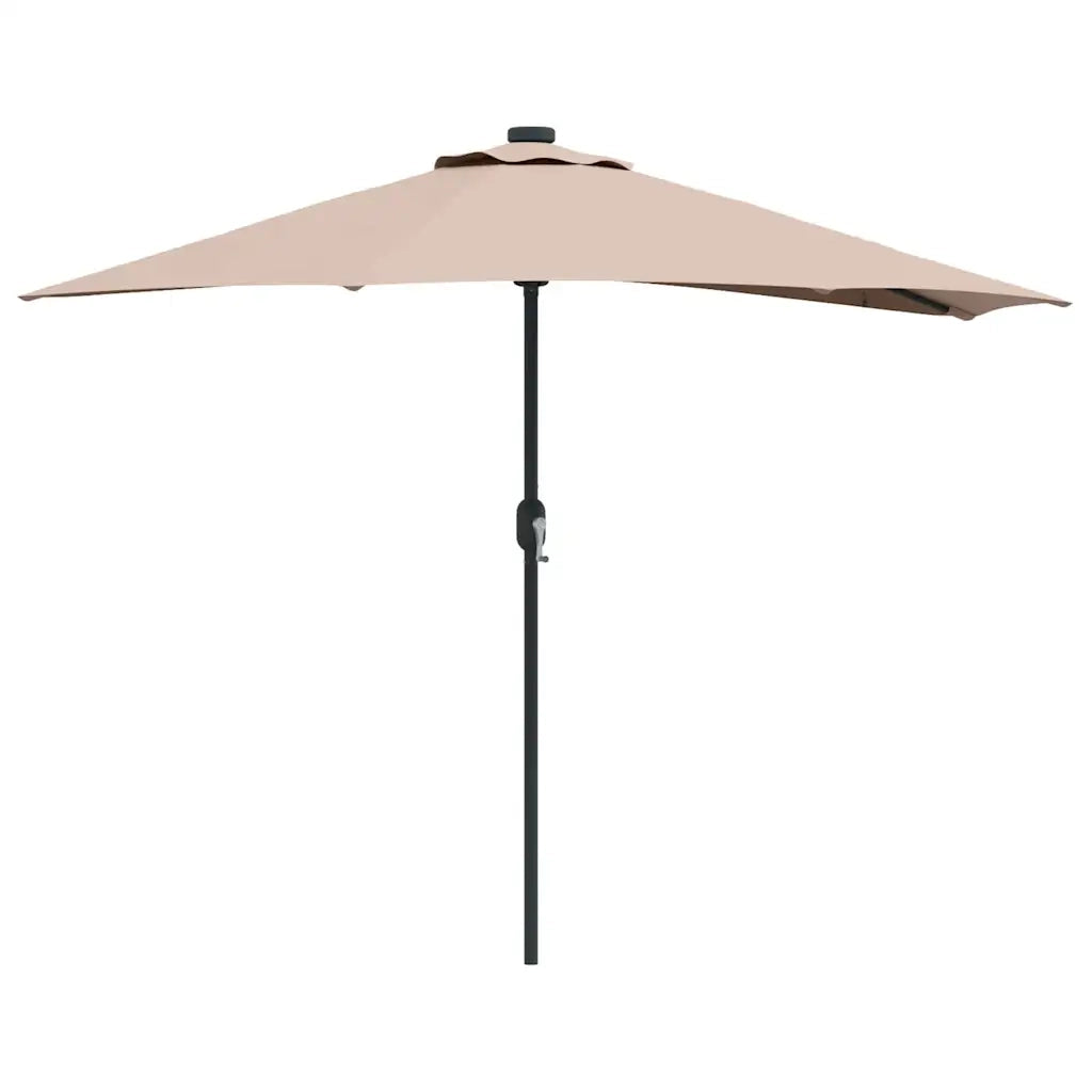 vidaXL Ombrello da giardino Talpa 294 x 150 x 224 cm Tessuto