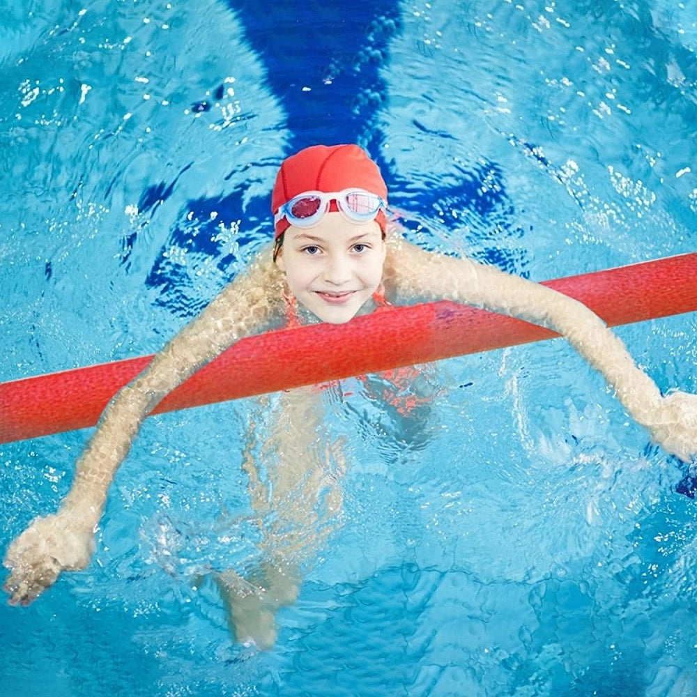Trade Shop - Tubo Galleggiante Per Piscina ø 6x150 Cm Rosso Per Esercizi Giochi Acqua 062899r -