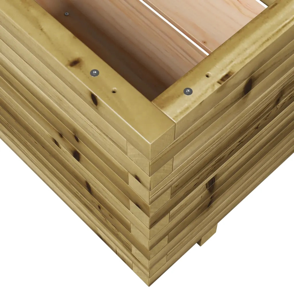 Fioriera da Giardino 60x60x49,5 cm in Legno di Pino Impregnato