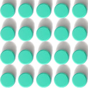 Magnetici per lavagne, magneti per frigorifero, 20 pezzi magneti forti, magneti per frigorifero, magneti minimi, piccoli magneti per lavagna bianca, magneti rotondi colorati, per lavagna da appendere (verde)