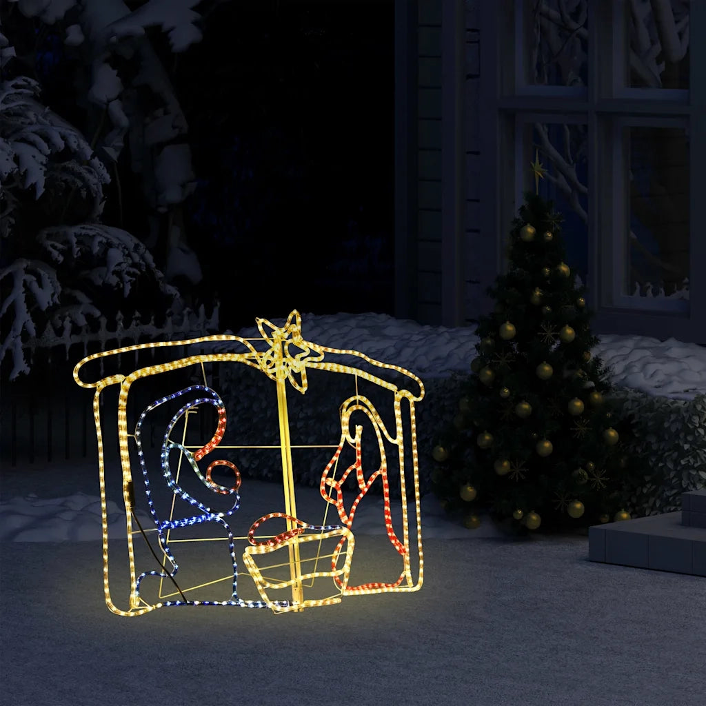 NativitÃ  Decorazione di Natale 240 LED 116x41x87 cm